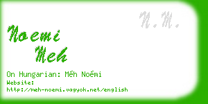 noemi meh business card